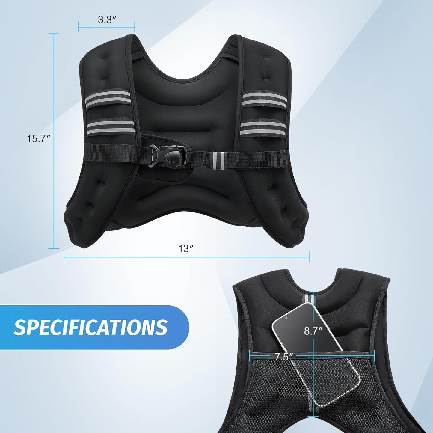 Ultimate Adjustable Weighted Vest™