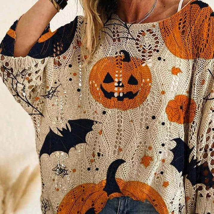 Charming Halloween Knit Pullover™